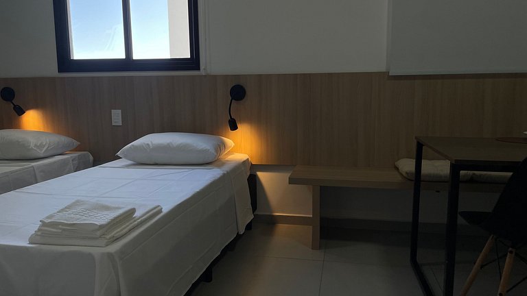 Apto com lazer e segurança ao lado da USP e da UFSCar