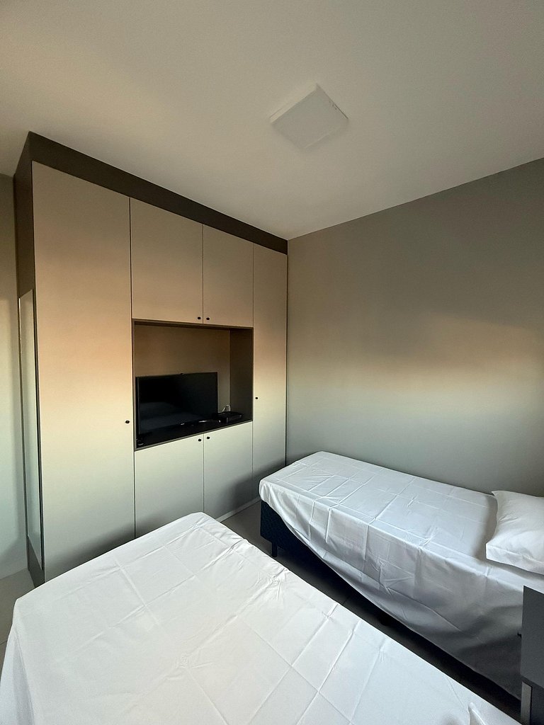 Apartment with Leisure and Security Next to USP and UFSCar