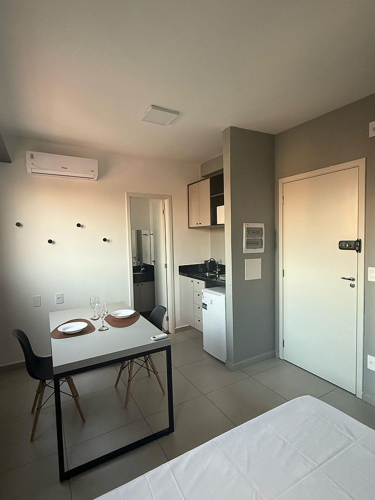 Apartment with Leisure and Security Next to USP and UFSCar