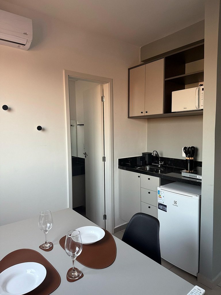 Apartment with Leisure and Security Next to USP and UFSCar