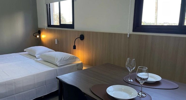 Apartment with Leisure and Security Next to USP and UFSCar