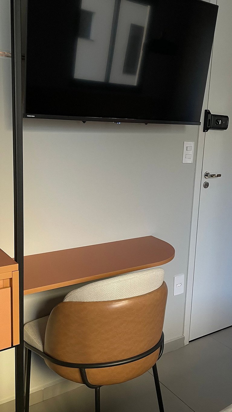 Studio completo com piscina em São Carlos