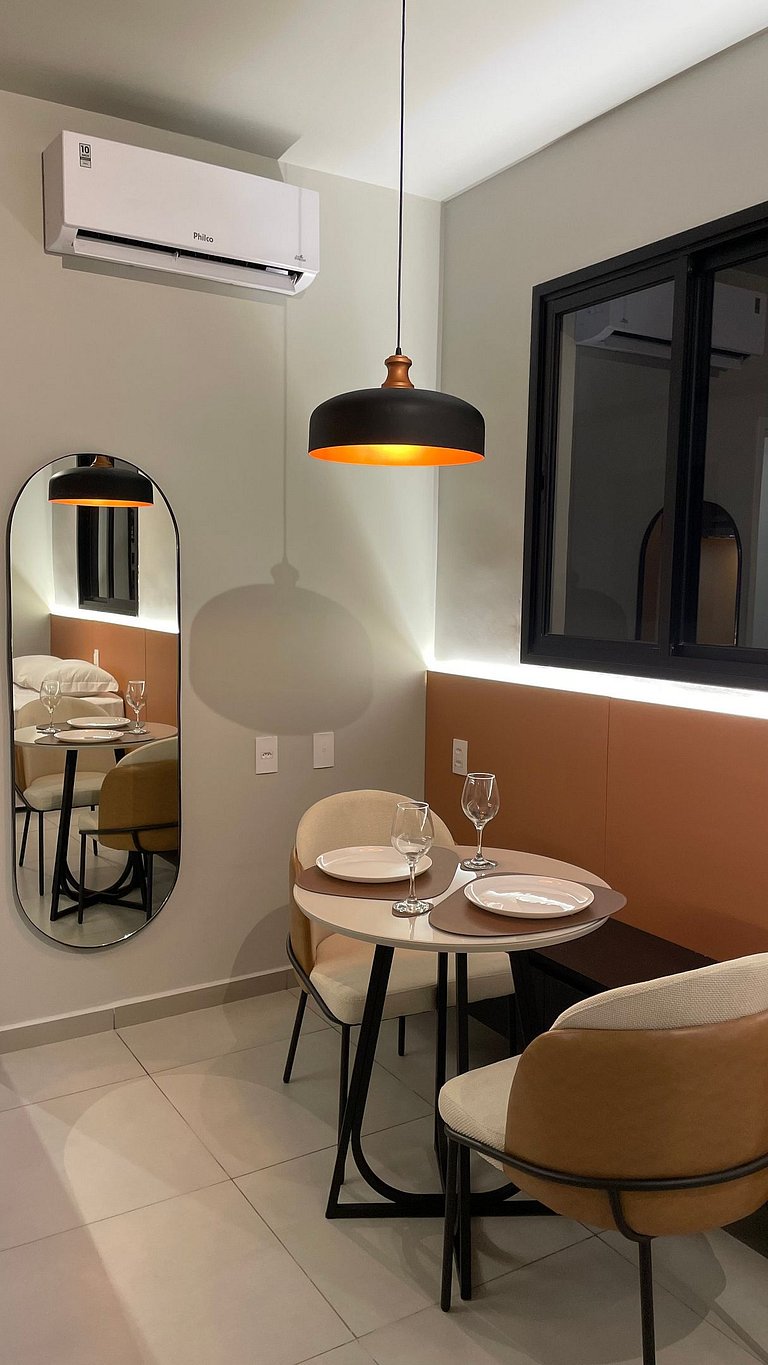 Studio completo com piscina em São Carlos