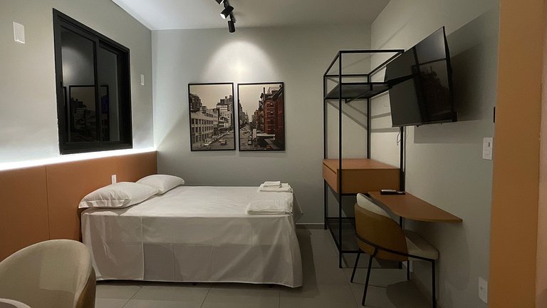 Studio completo com piscina em São Carlos