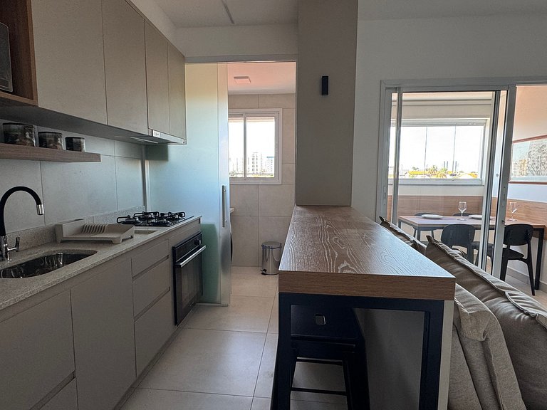 Conforto, praticidade e vista incrível em Bauru