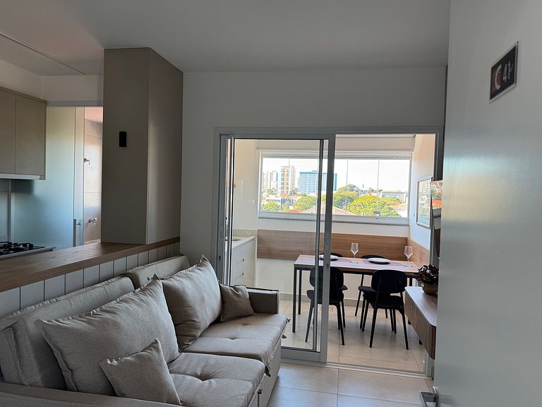 Conforto, praticidade e vista incrível em Bauru