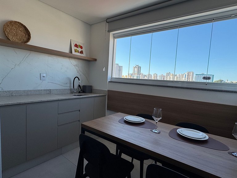 Conforto, praticidade e vista incrível em Bauru