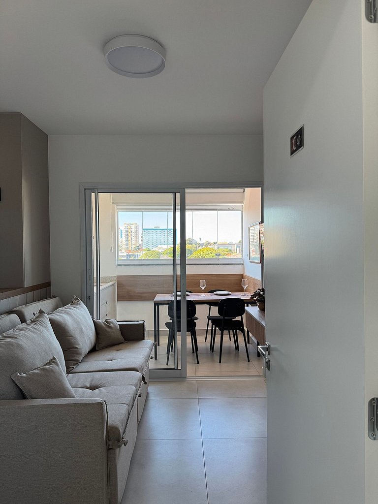 Conforto, praticidade e vista incrível em Bauru