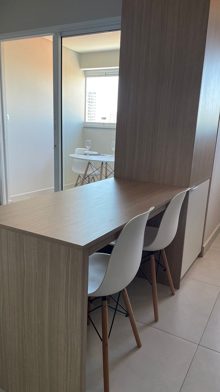 Apartamento aconchegante e completo em Bauru