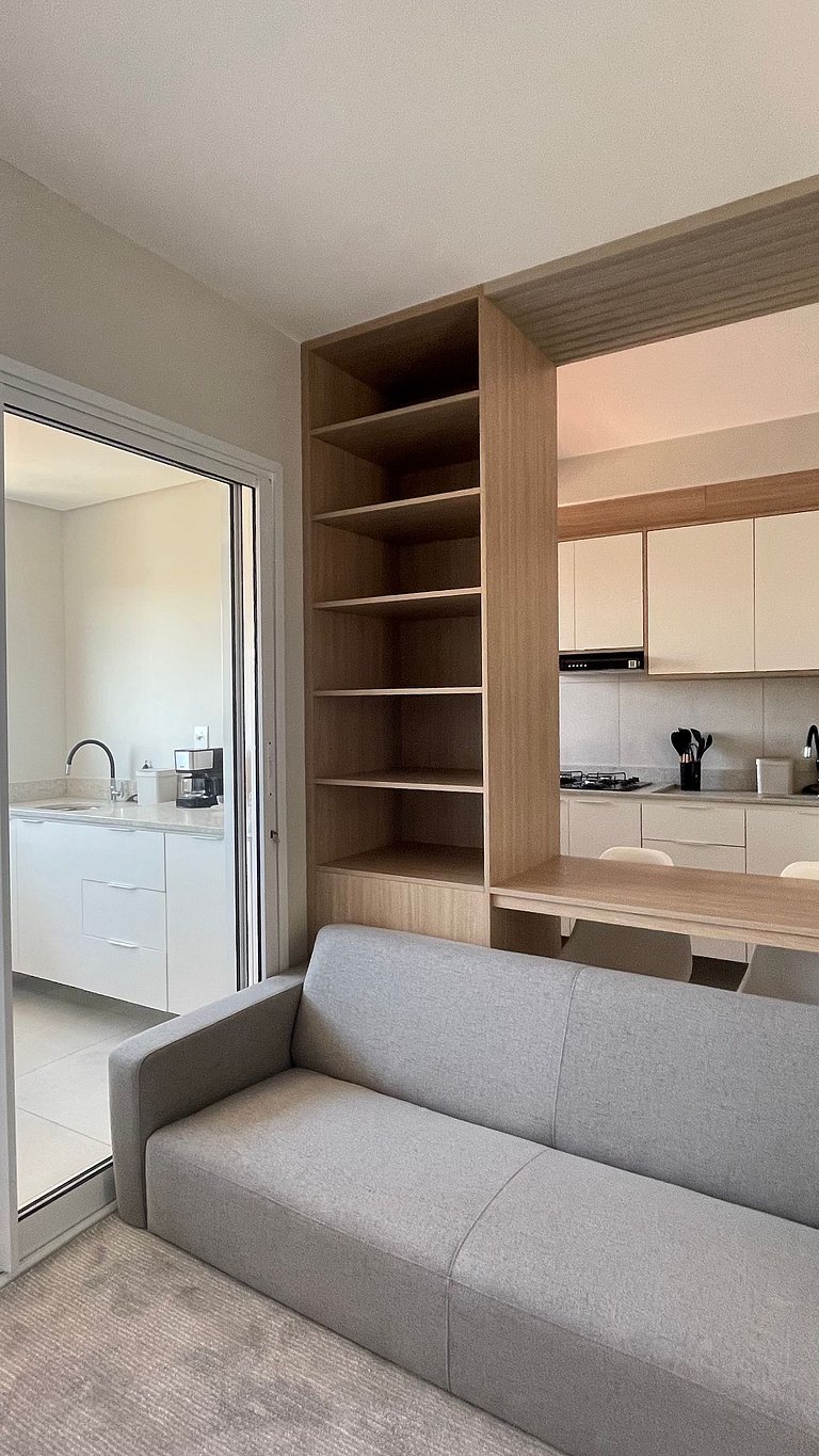 Apartamento aconchegante e completo em Bauru