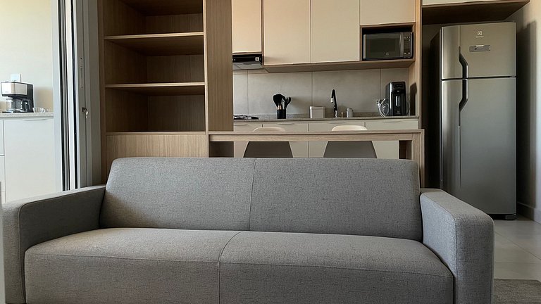 Apartamento aconchegante e completo em Bauru
