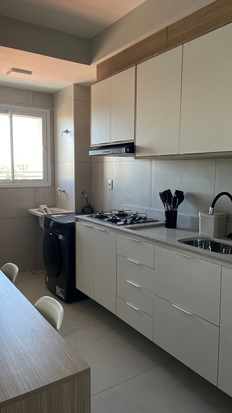 Apartamento aconchegante e completo em Bauru