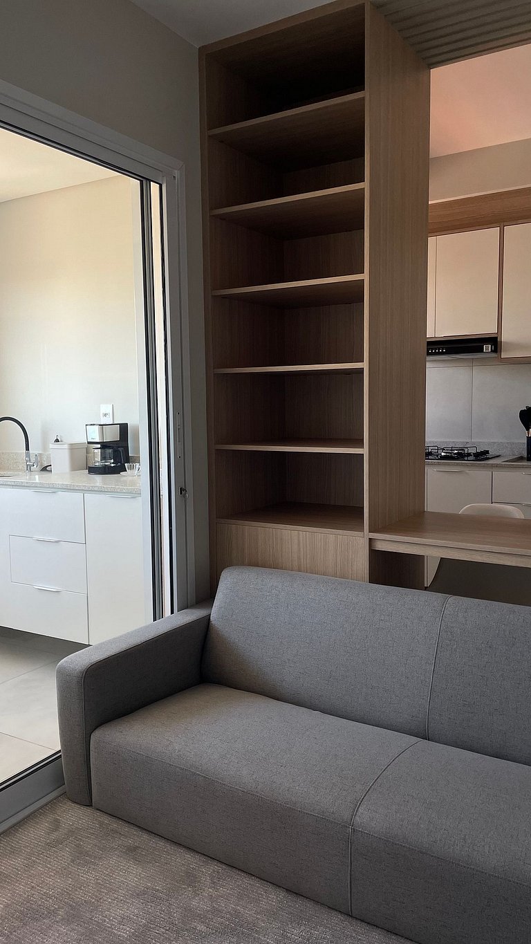 Apartamento aconchegante e completo em Bauru
