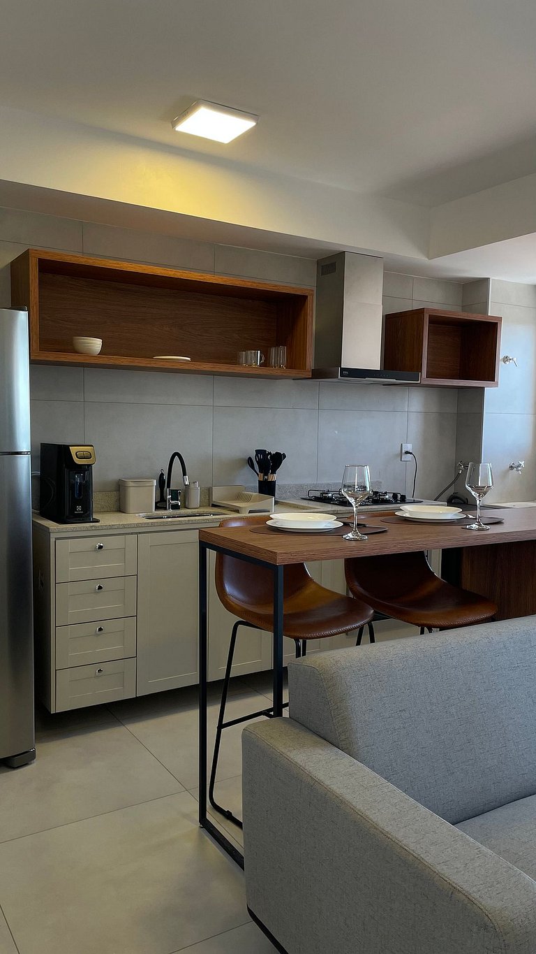 Apto com sacada gourmet – perto do centro de Bauru