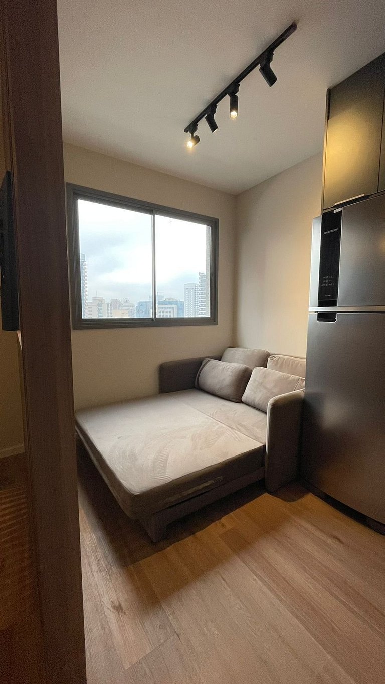 Studio com vista incrível – Pinheiros / Faria Lima