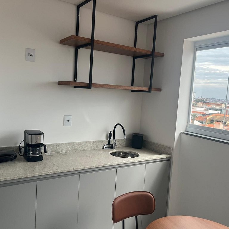 Apartamento confortável e completo em Bauru
