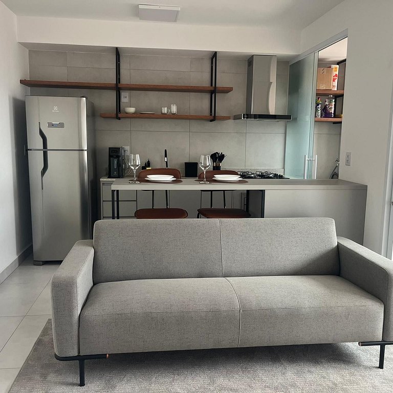 Apartamento confortável e completo em Bauru
