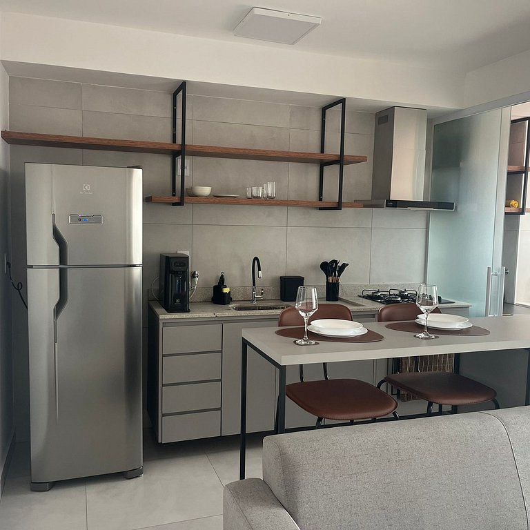 Apartamento confortável e completo em Bauru