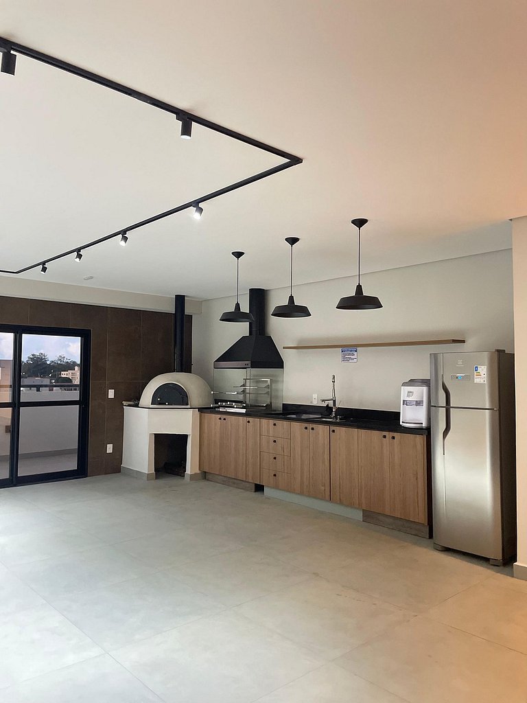 Apartment with Leisure and Security Next to USP and UFSCar