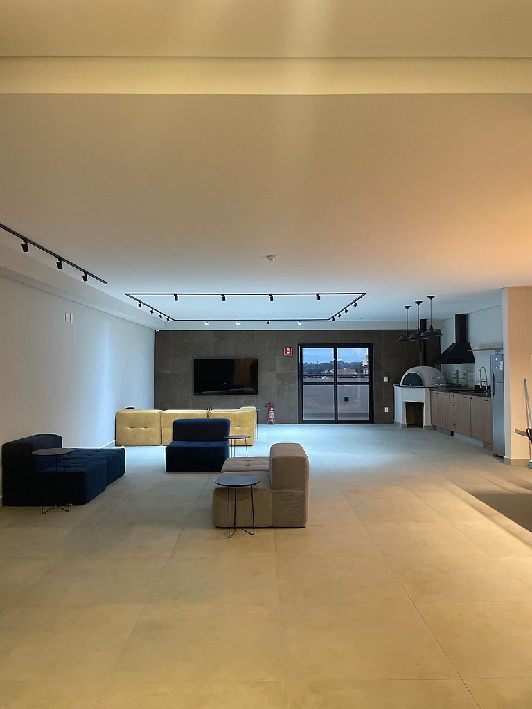 Apartment with Leisure and Security Next to USP and UFSCar