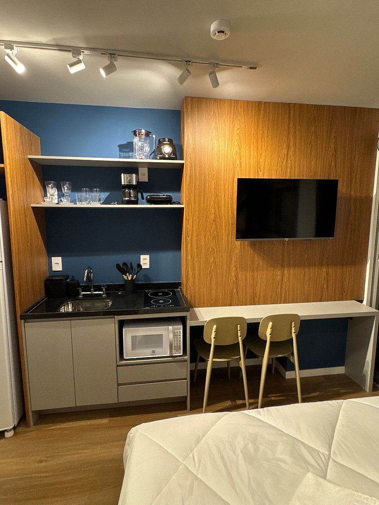 Studio em Perdizes com Academia perto do Allianz