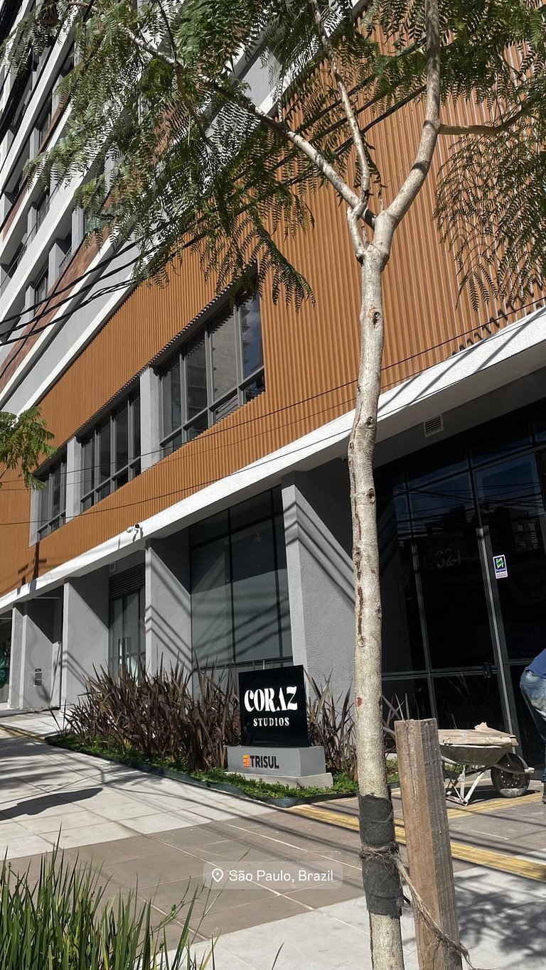 Studio em Perdizes com Academia perto do Allianz