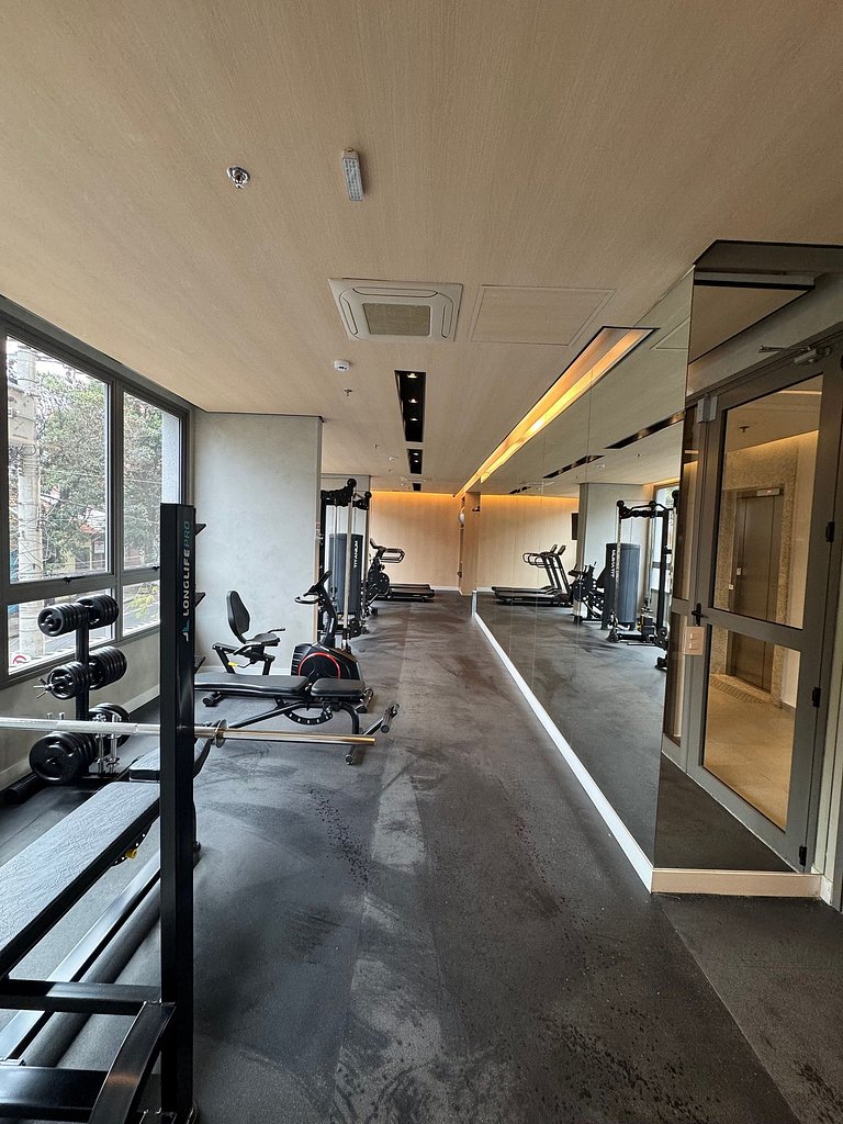 Studio with Gym and Coworking near Allianz Parque