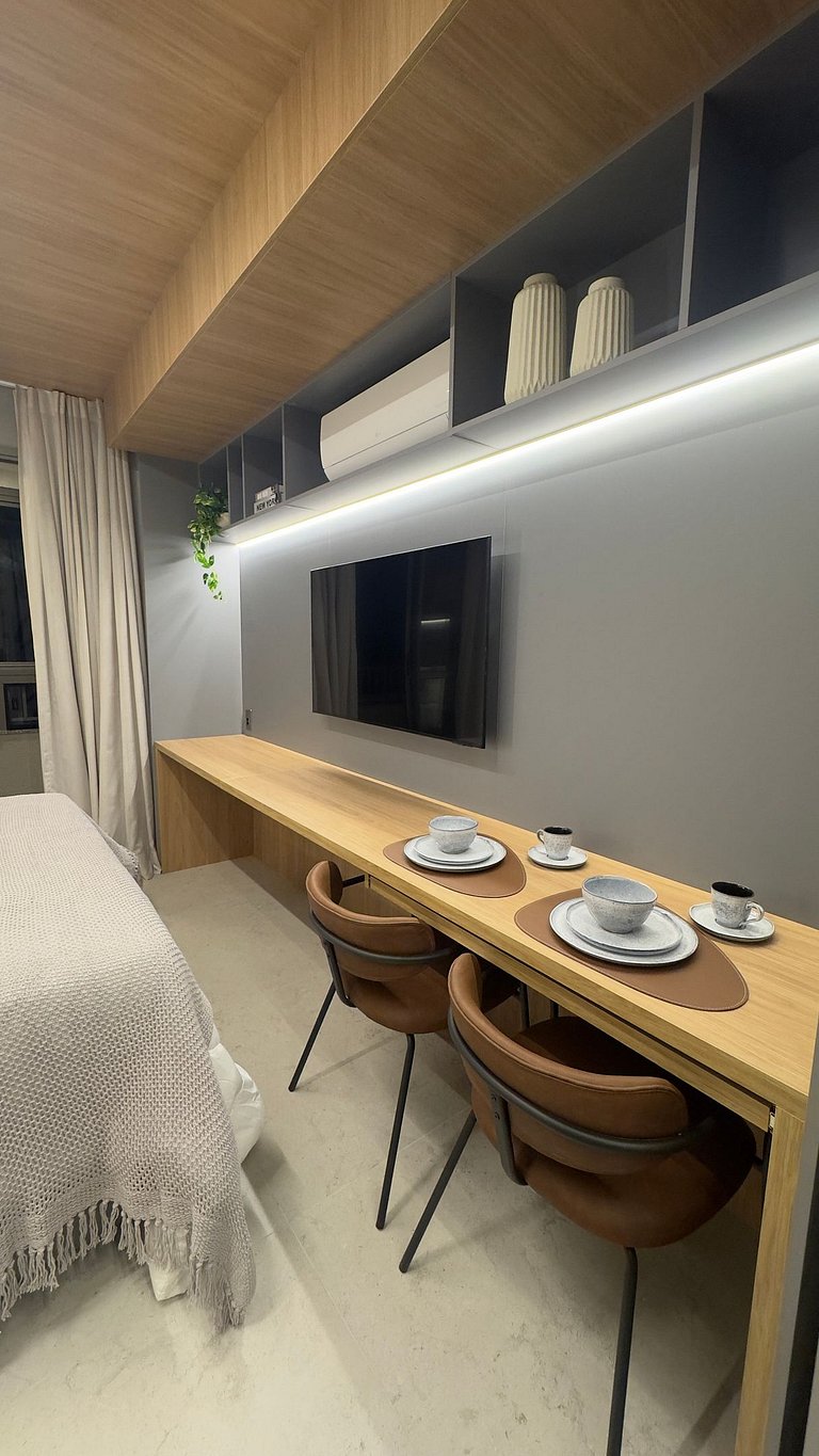 Studio exclusivo com design moderno – Faria Lima