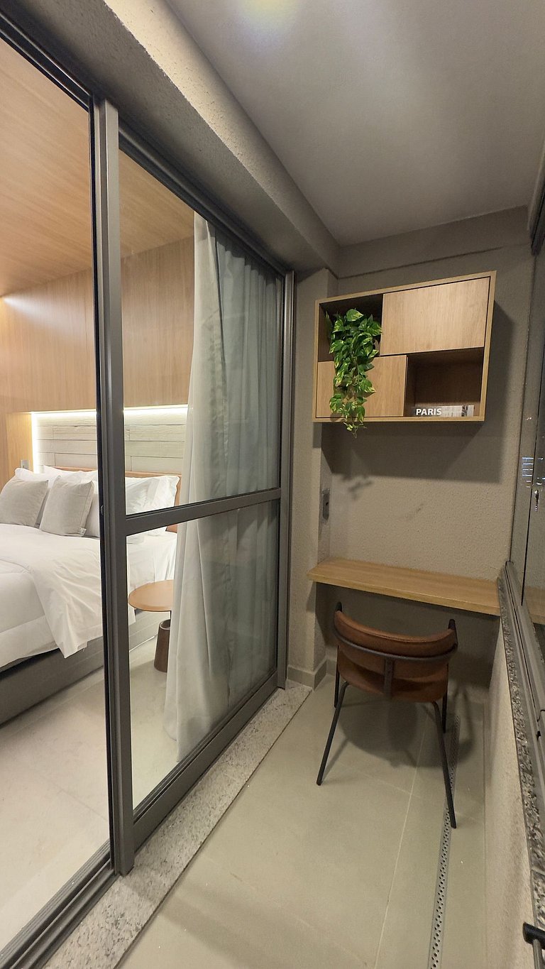 Studio exclusivo com design moderno – Faria Lima