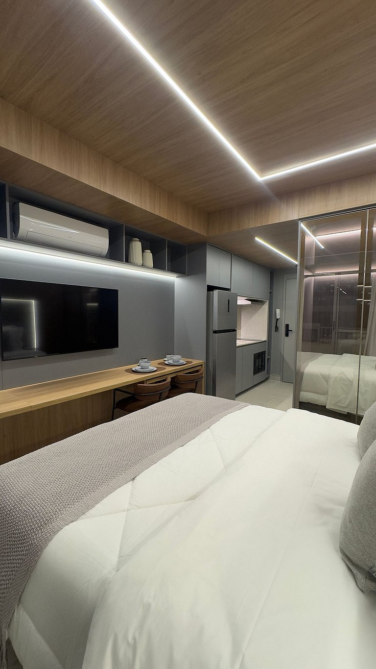 Studio exclusivo com design moderno – Faria Lima