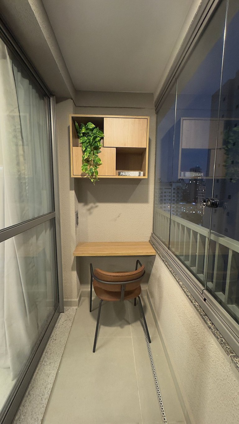 Studio exclusivo com design moderno – Faria Lima