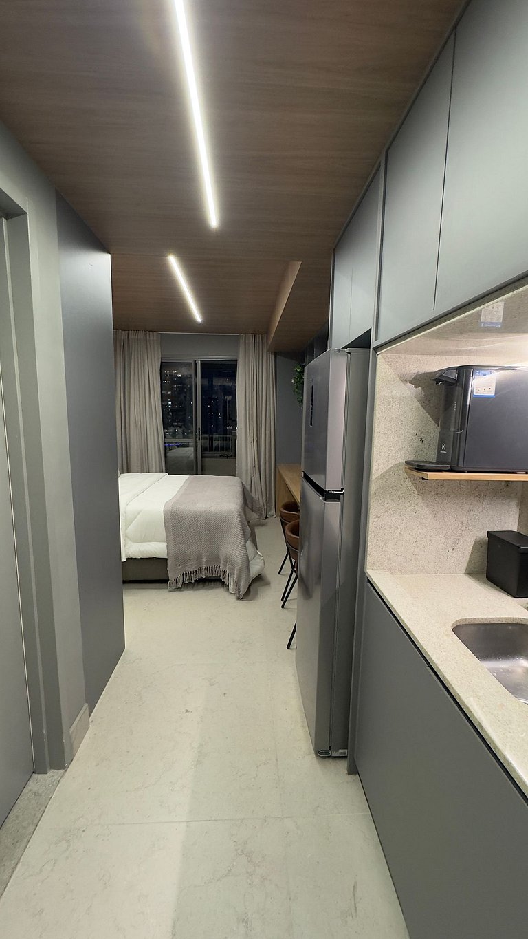 Studio exclusivo com design moderno – Faria Lima