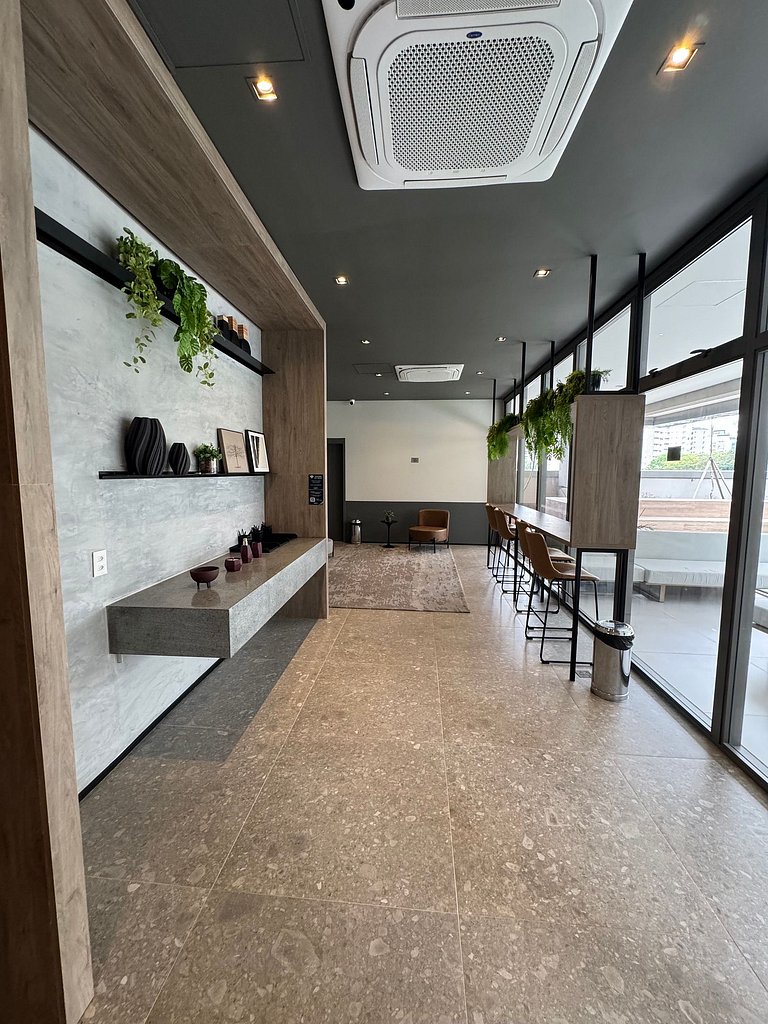 Studio exclusivo com design moderno – Faria Lima