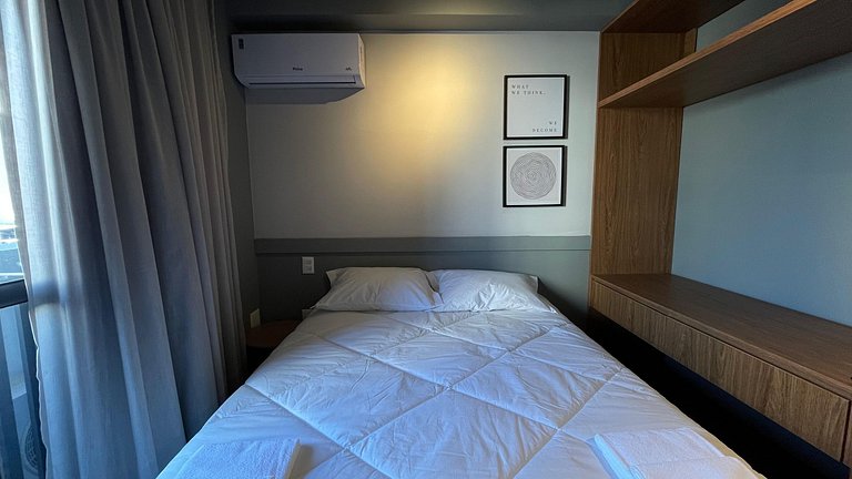 Studio com Academia a 5 min da Paulista e Metrô