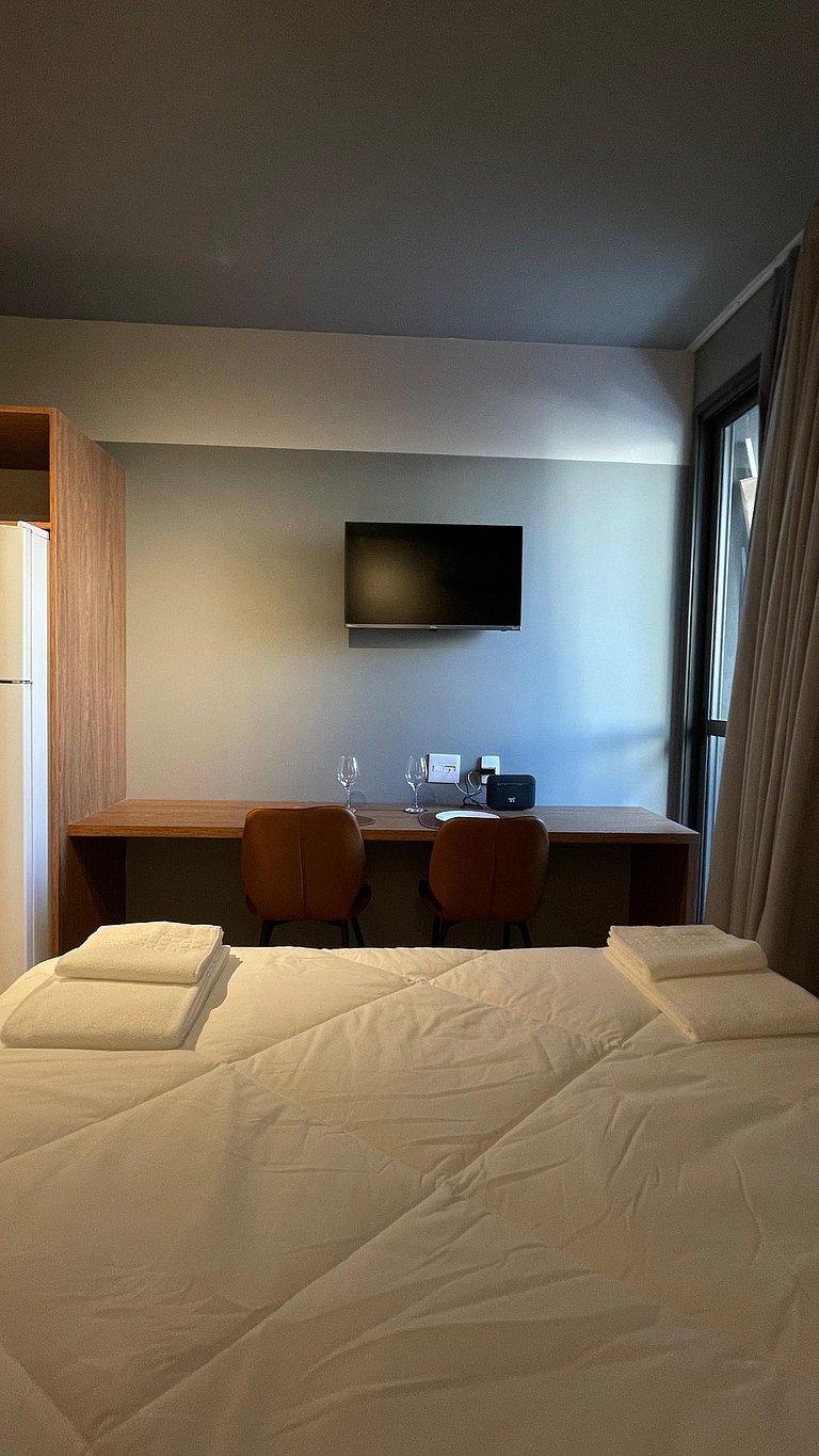 Studio with Gym 5 min from Paulista and Subway