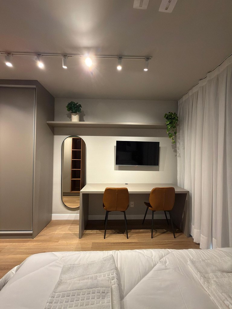 Studio aconchegante e bem localizado em Pinheiros