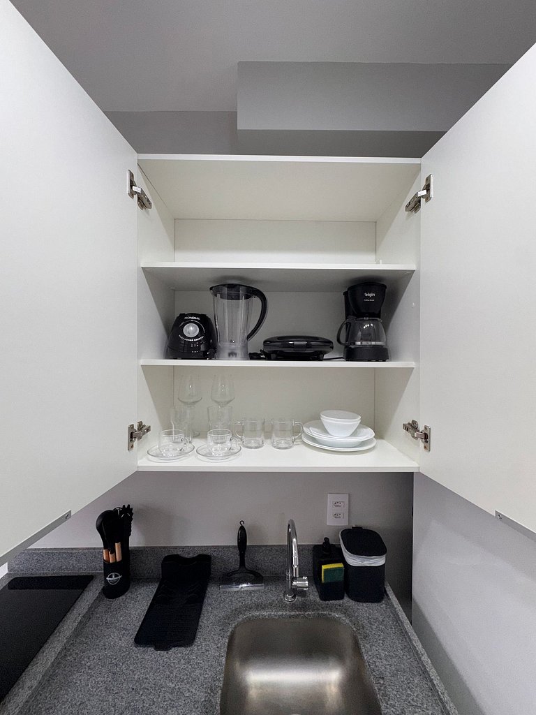 Studio próximo à Av. Paulista e Santa Cecília.