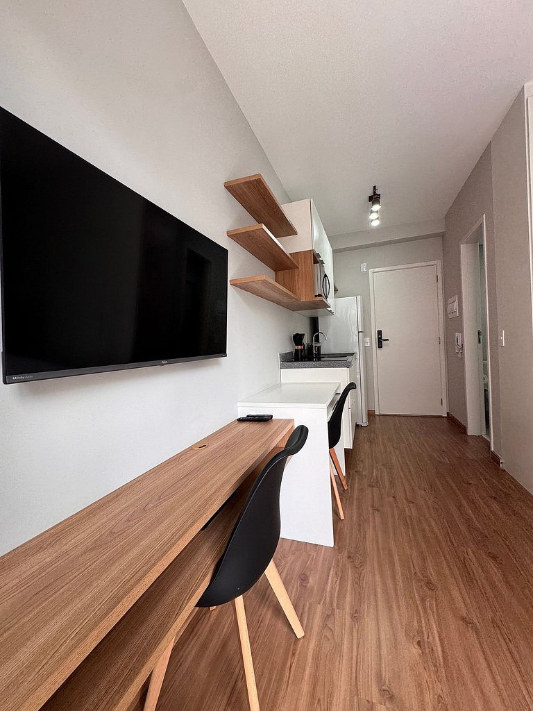 Studio Moderno perto da Paulista e Santa Cecília