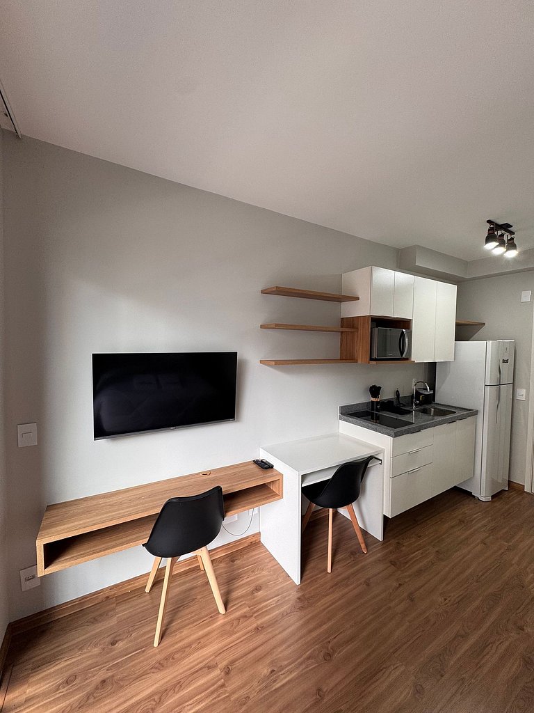 Studio próximo à Av. Paulista e Santa Cecília.