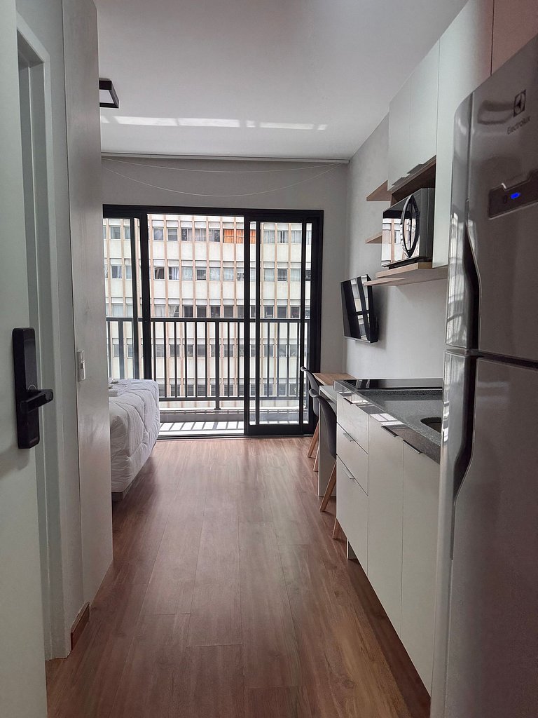 Studio próximo à Av. Paulista e Santa Cecília.