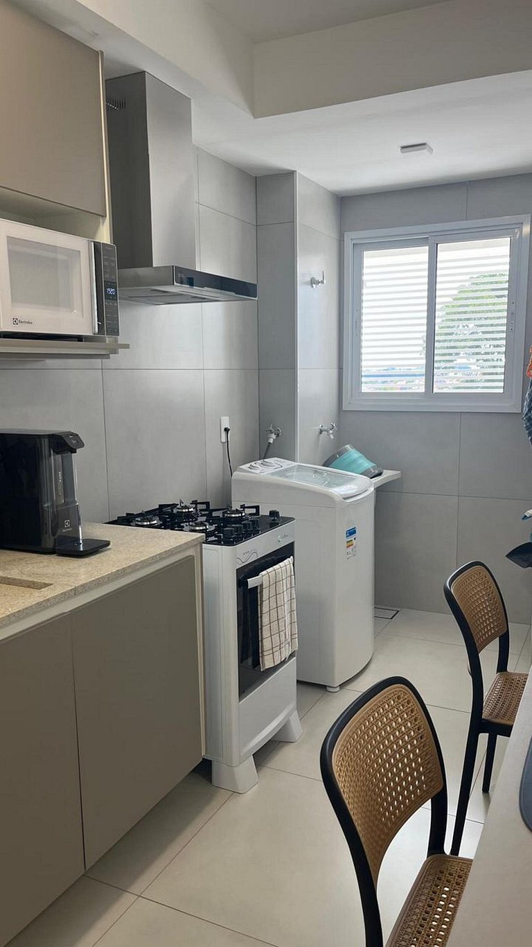 Apto completo com área gourmet em Bauru