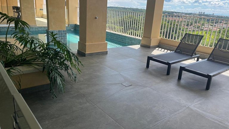 Apto completo com área gourmet em Bauru