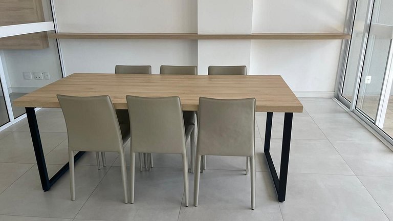 Apto completo com área gourmet em Bauru