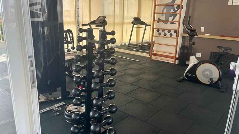 Apto completo com área gourmet em Bauru