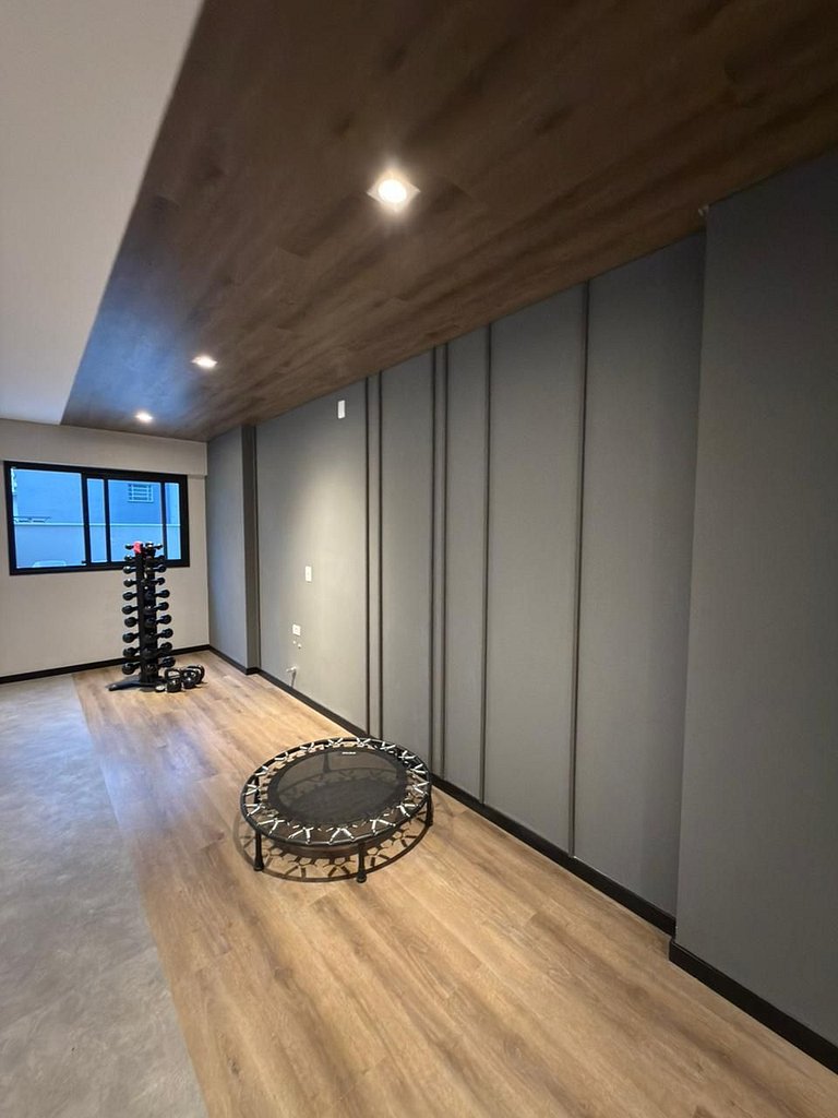 Studio com academia no Brooklin