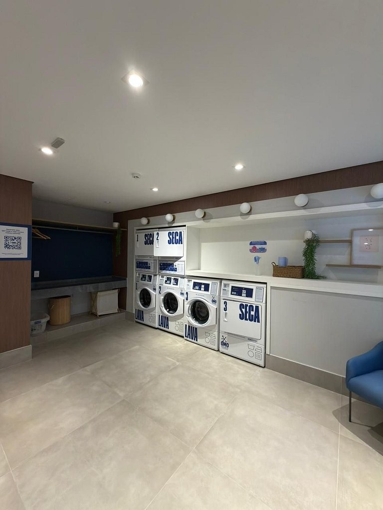 Studio com academia no Brooklin