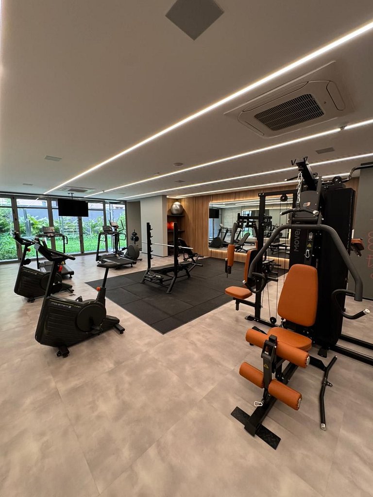 Studio terreo com varanda no Campo Belo