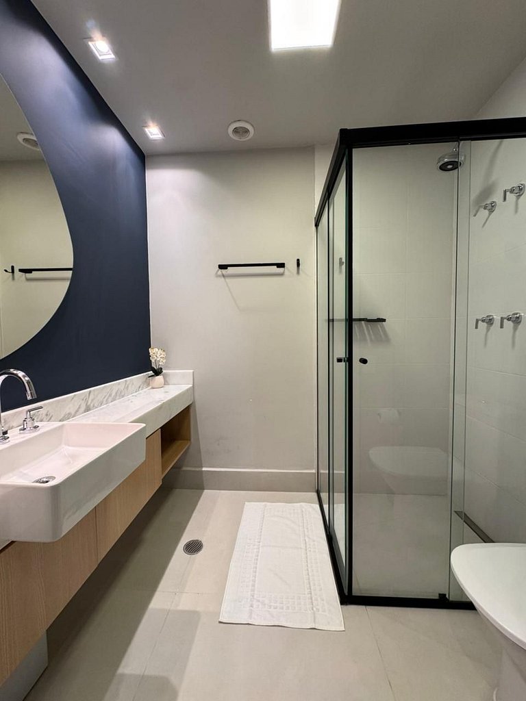 Studio terreo com varanda no Campo Belo