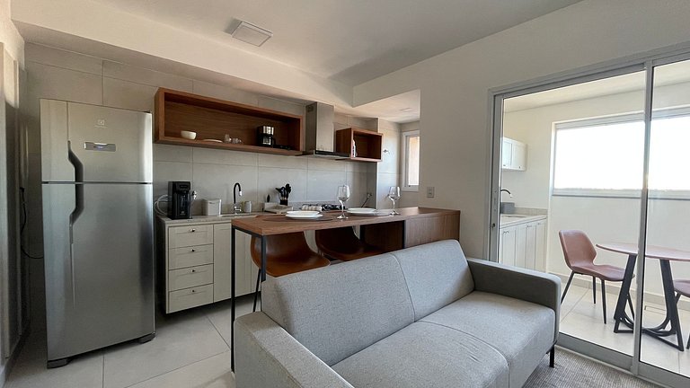 Apto com sacada gourmet – perto do centro de Bauru