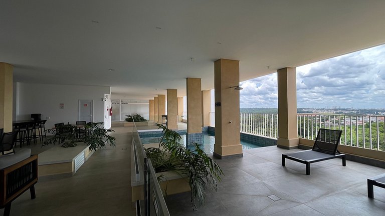 Apto completo com área gourmet em Bauru